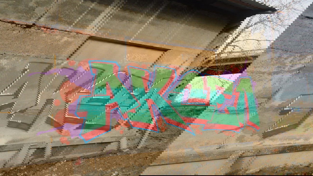 Graffiti Bombing - Photo by Aksel