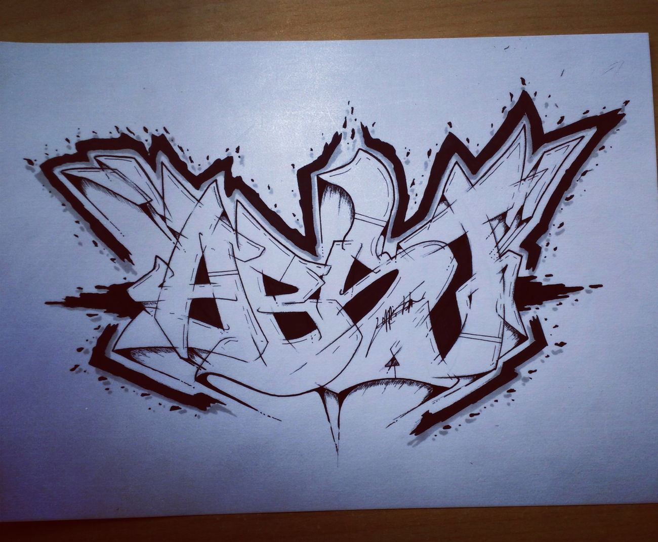 Graffiti Sketch - Photo by AlKrow