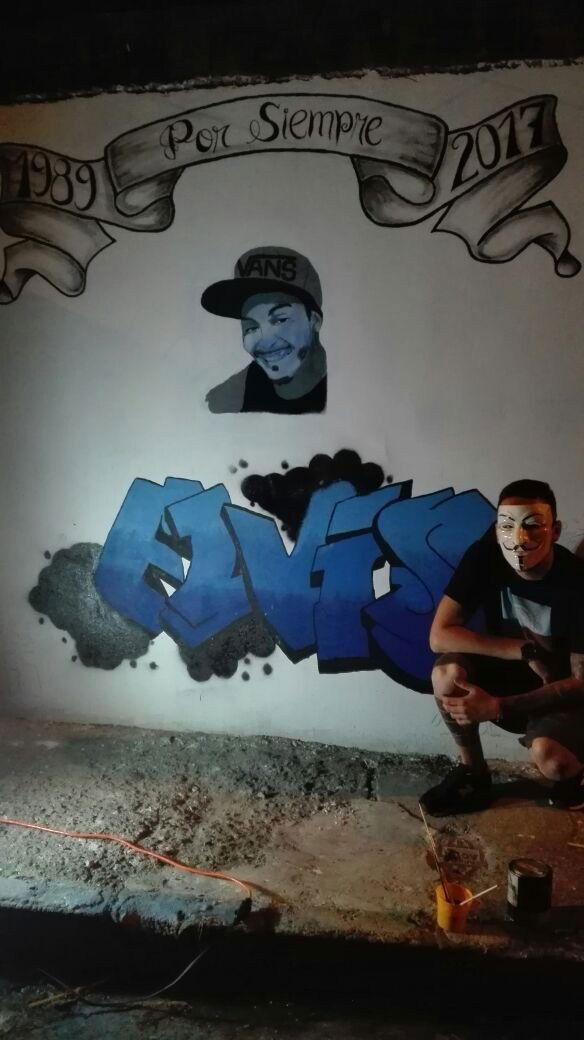 Graffiti Wall in Costa rica - Photo by Alas (2017)