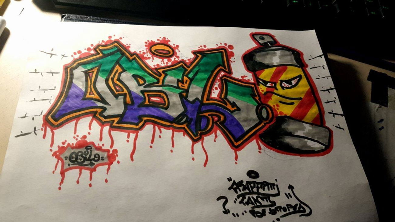 Graffiti Sketch - Photo by Albanian1s - OBIL