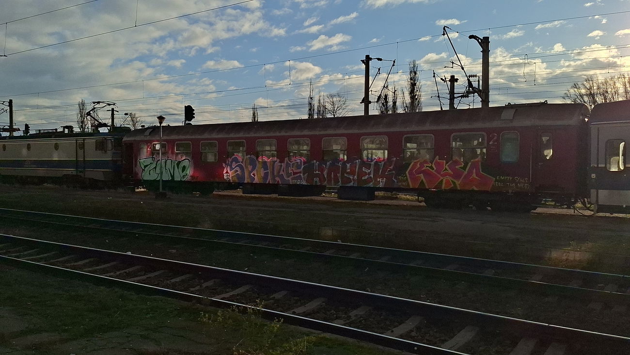 Graffiti Train in Iași - Photo by Alex1i