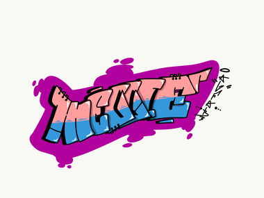 Graffiti Sketch in The netherlands - Photo by AlfaB (2020)