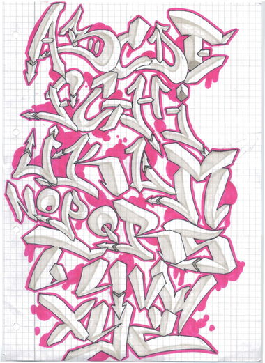 Graffiti Sketch - Photo by Alien (2017)