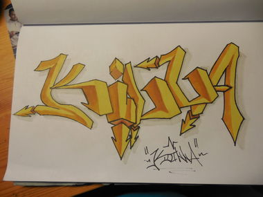 Graffiti Sketch - Photo by Alien