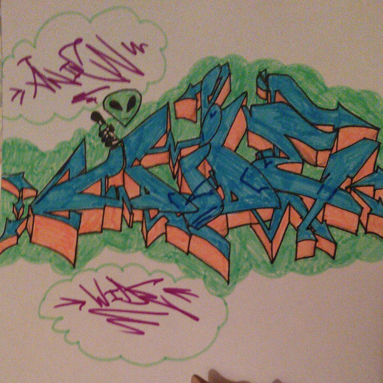 Graffiti Sketch - Photo by Alien (2016)