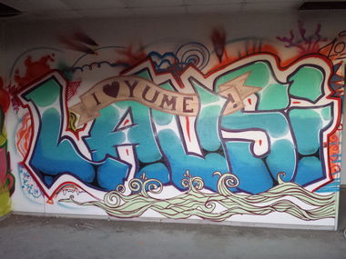 Graffiti Wall - Photo by AllCityLaus