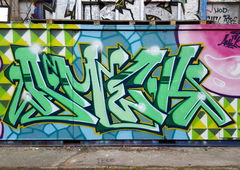 Graffiti Wall in Mellowpark  - Photo by Amek - Amek, AMC (2017)