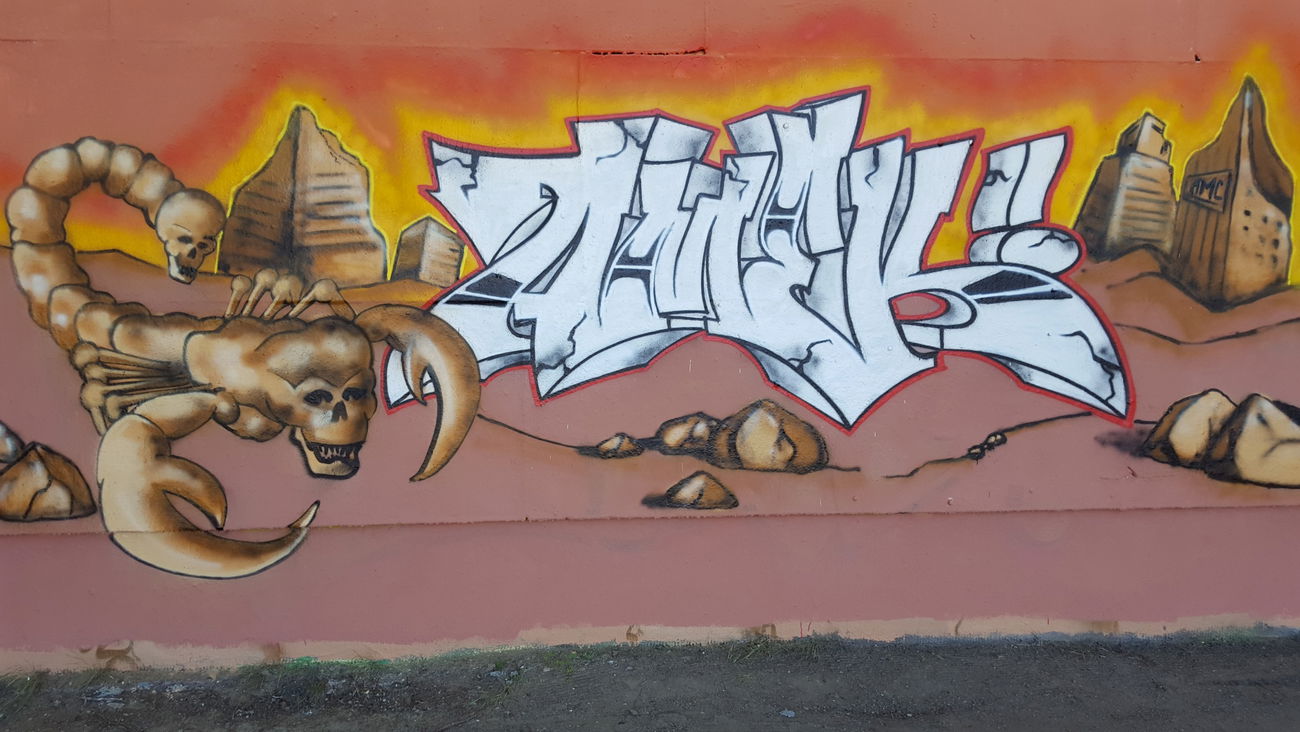 Graffiti Wall in Berlin - Photo by Amek - Amek, AMC (2016)