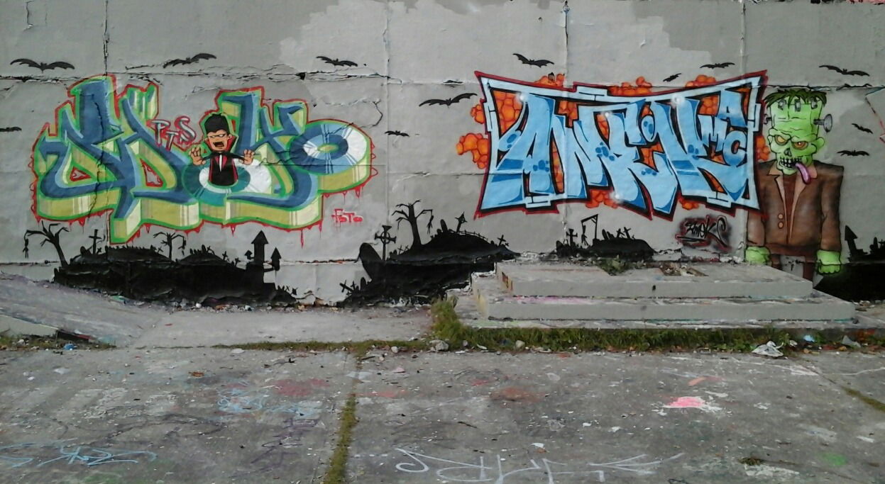 Graffiti Wall in Berlin - Photo by Amek - Photo, PTS, Amek (2015)