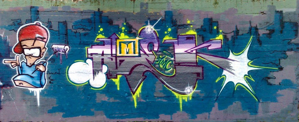 Graffiti Wall in Ludwigsfelde - Photo by Amek - Amek (2012)