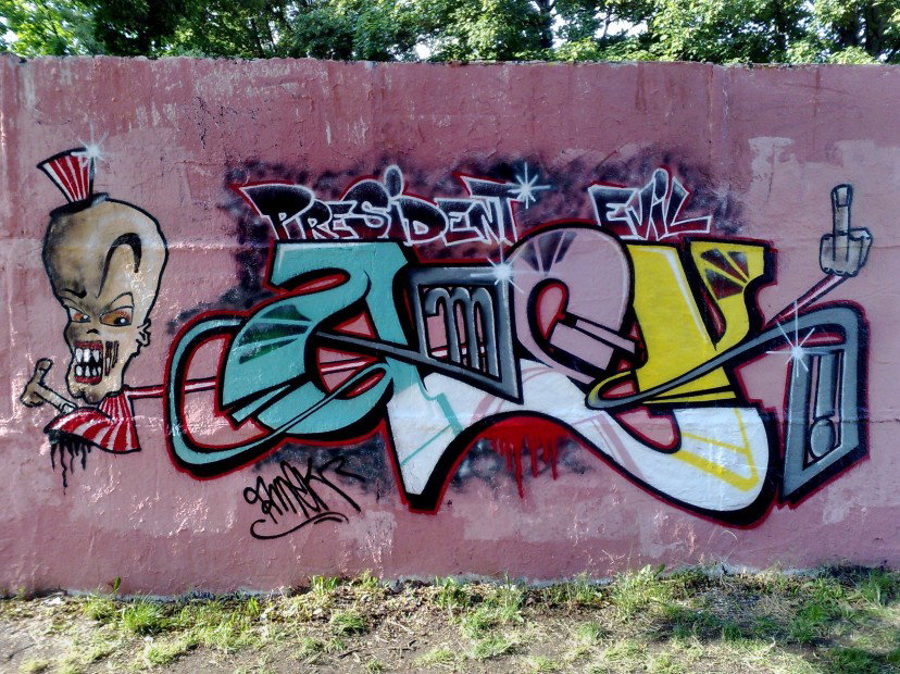 Graffiti Wall in Luckenwalde - Photo by Amek - Amek (2013)