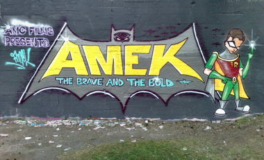Graffiti Wall in Ludwigsfelde - Photo by Amek - Amek (2013)