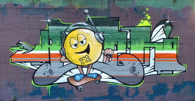 Graffiti Wall in Ludwigsfelde - Photo by Amek - Amek (2012)