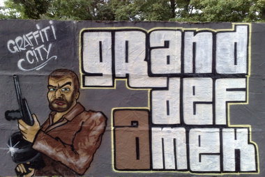 Graffiti Wall in Luckenwalde - Photo by Amek - Amek (2013)