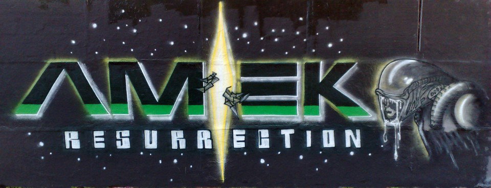 Graffiti Wall in Luckenwalde - Photo by Amek - Amek (2013)