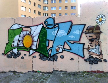 Graffiti Wall in Halle - Photo by Amek - Amek (2013)