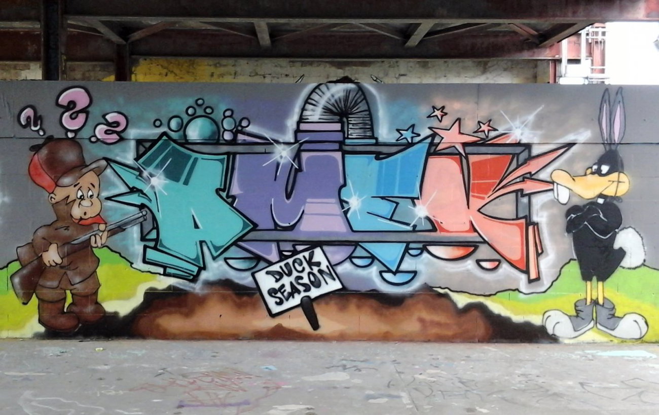 Graffiti Wall - Photo by Amek - Amek, AMC, Elmer (2014)