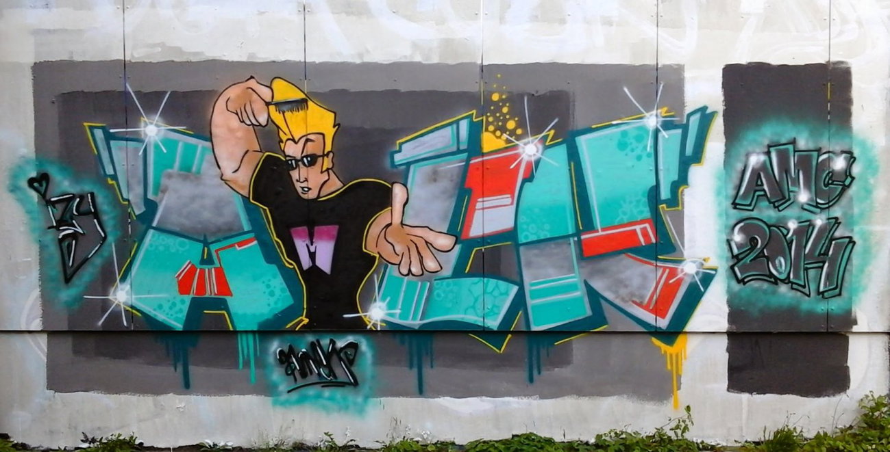 Graffiti Wall - Photo by Amek - Amek, AMC (2014)