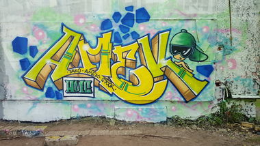 Graffiti Wall in Mellowpark - Photo by Amek - Amek (2018)
