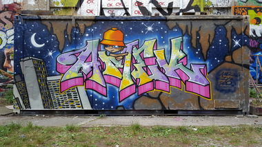 Graffiti Wall in Mellowpark  - Photo by Amek - Amek (2018)