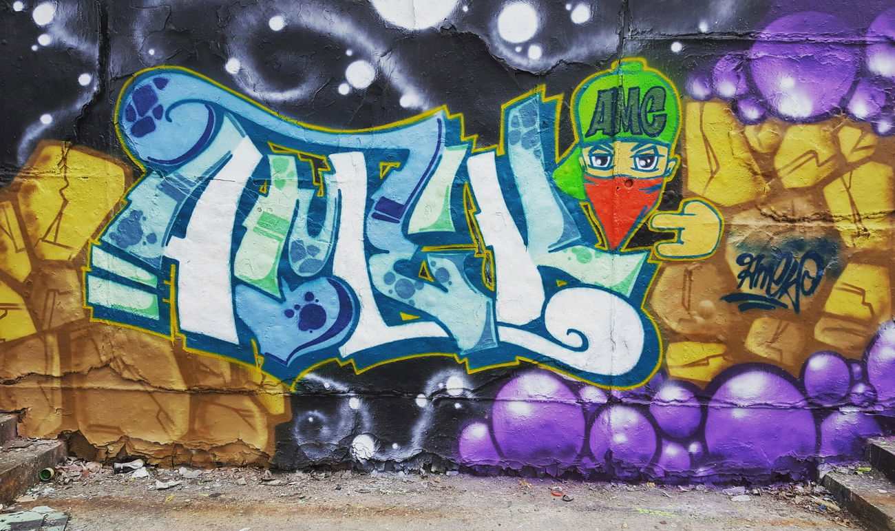 Graffiti Wall in Mellowpark  - Photo by Amek - Amek, AMC (2017)