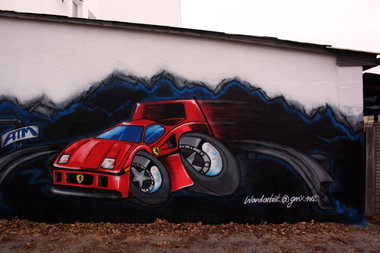 Graffiti Wall in Landkreis Teltow-Fläming - Photo by Amek - Amek, AMC (2014)