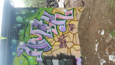 Graffiti Wall in Mellowpark - Photo by Amek - Anke, MAC, AutoMatiCs (2017)