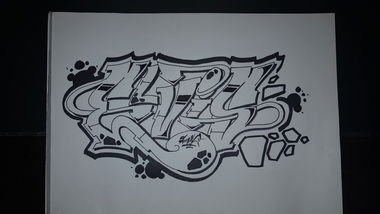 Graffiti Wall in Berlin Adlershof  - Photo by Amek - Amek, AMC (2017)