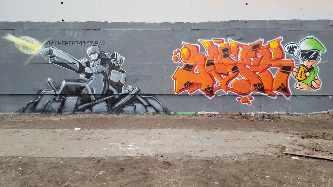 Graffiti Wall - Photo by Amek - Tako, Amek, AMC (2016)