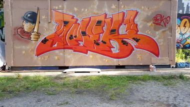 Graffiti Wall in Berlin - Photo by Amek - Amek, AMC (2016)