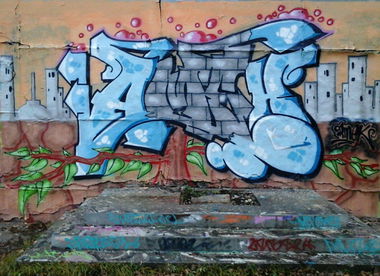 Graffiti Wall in Mellow Park - Photo by Amek - Amek, AMC (2015)