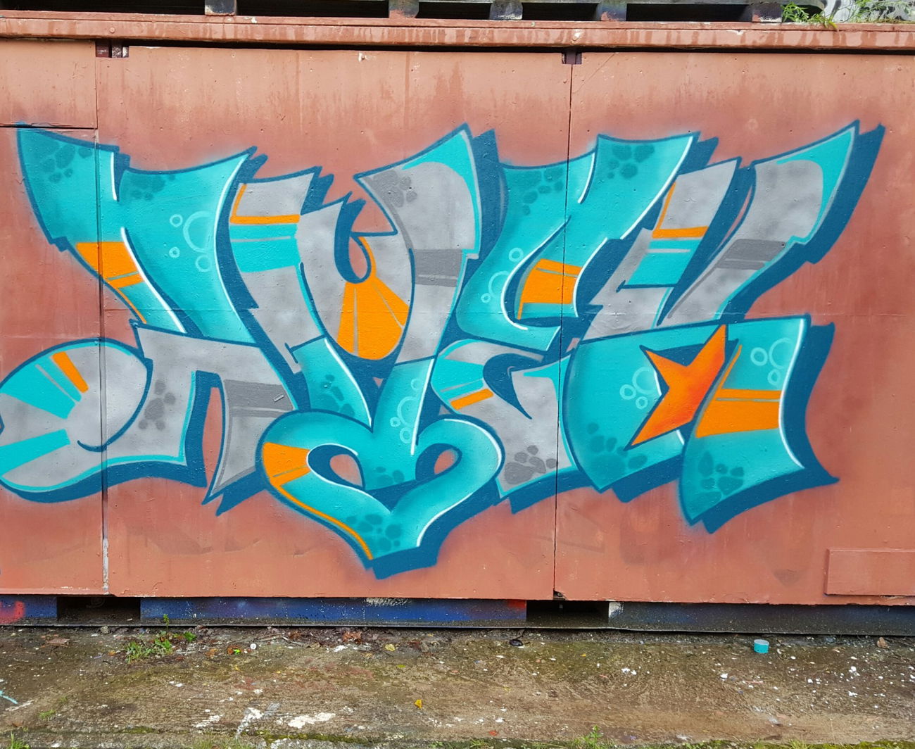 Graffiti Wall in Mellowpark berlin - Photo by Amek - Amek, AMC (2016)