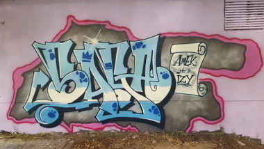 Graffiti Wall in Mellowpark  - Photo by Amek - Amek, AMC (2017)