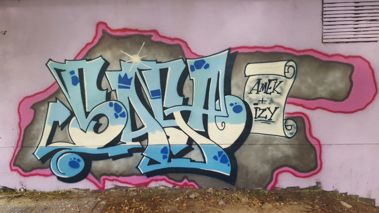 Graffiti Wall in Mellowpark  - Photo by Amek - Amek, AMC (2017)
