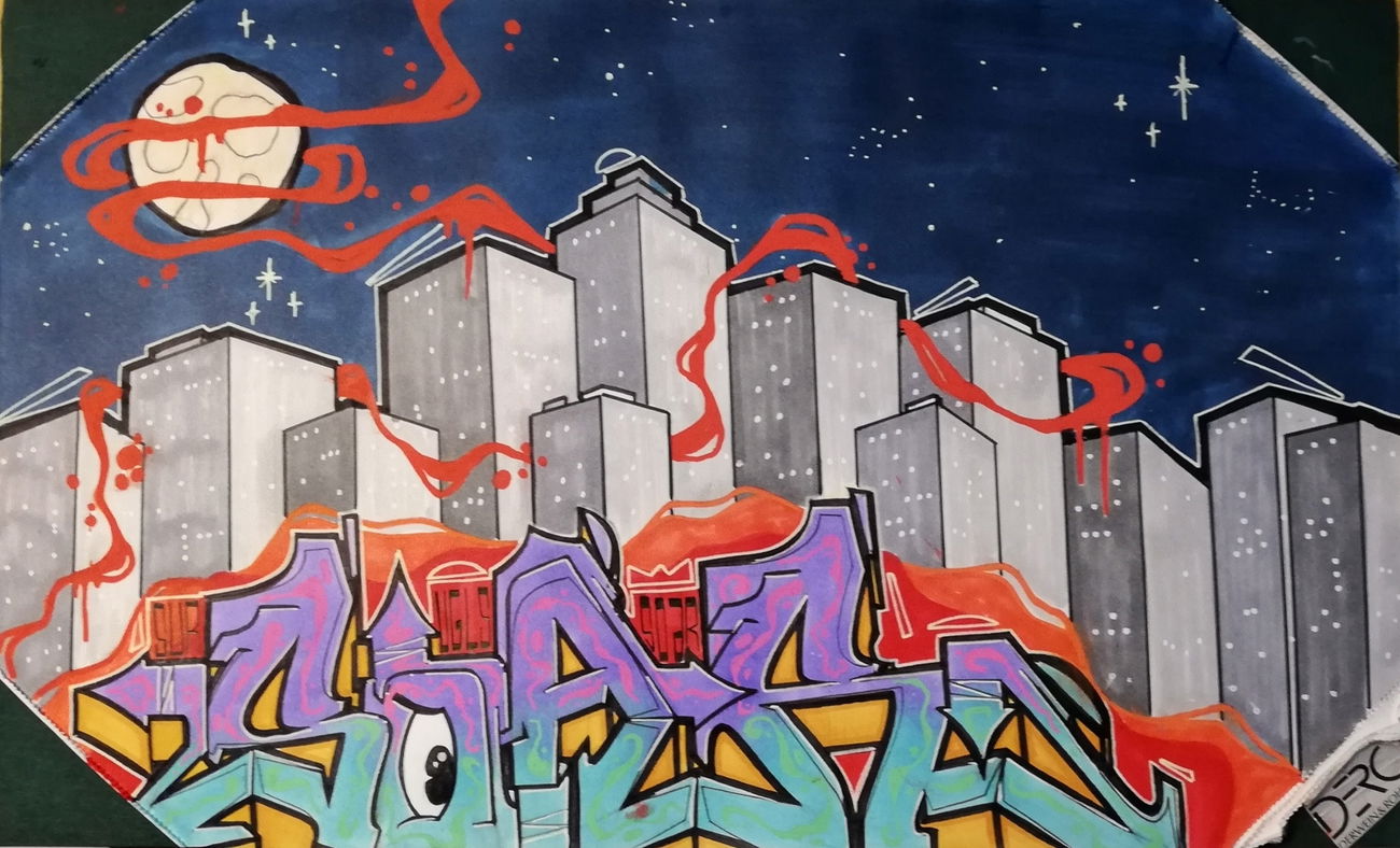 Graffiti Sketch - Photo by AmekOne - soar