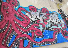 Graffiti Sketch - Photo by AmekOne - soar