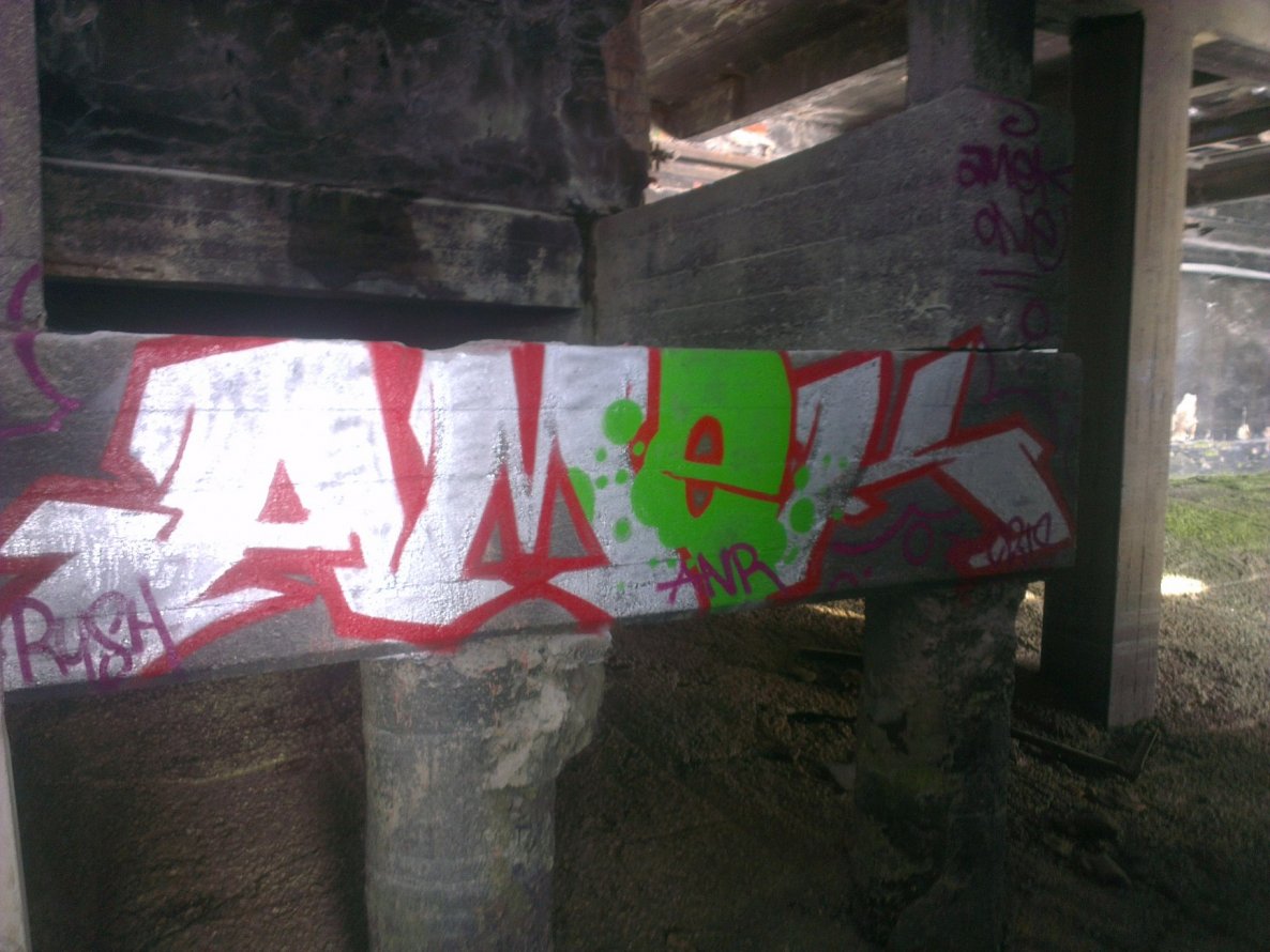 Graffiti Wall in Hamburg - Photo by AmekOne - Amek, Rush, ANR