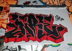 Graffiti Wall - Photo by AmekOne