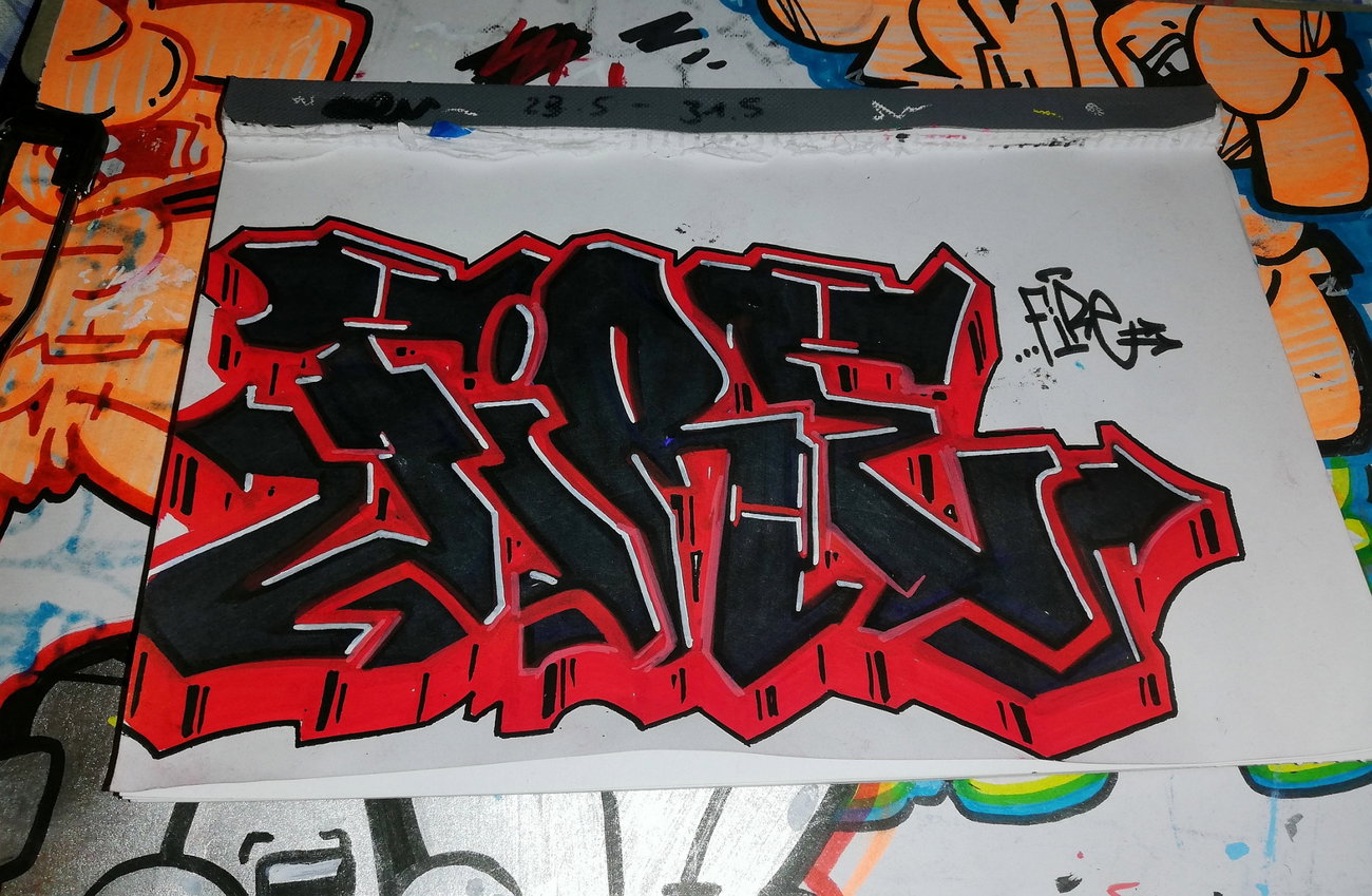 Graffiti Wall - Photo by AmekOne