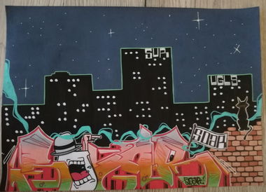 Graffiti Sketch - Photo by AmekOne - soar