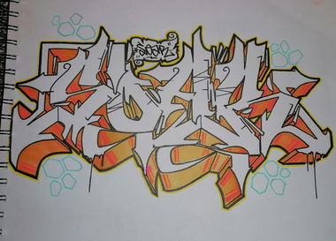 Graffiti Sketch - Photo by AmekOne - soar (2020)