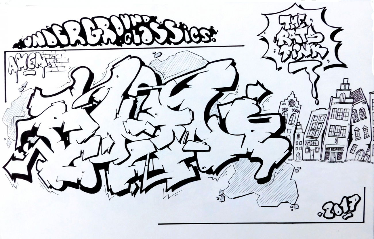 Graffiti Sketch - Photo by Amen76