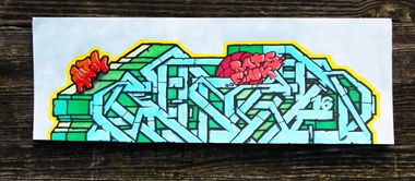 Graffiti Sketch - Photo by Amen76 - sketch, wildstyle, rfk (2016)