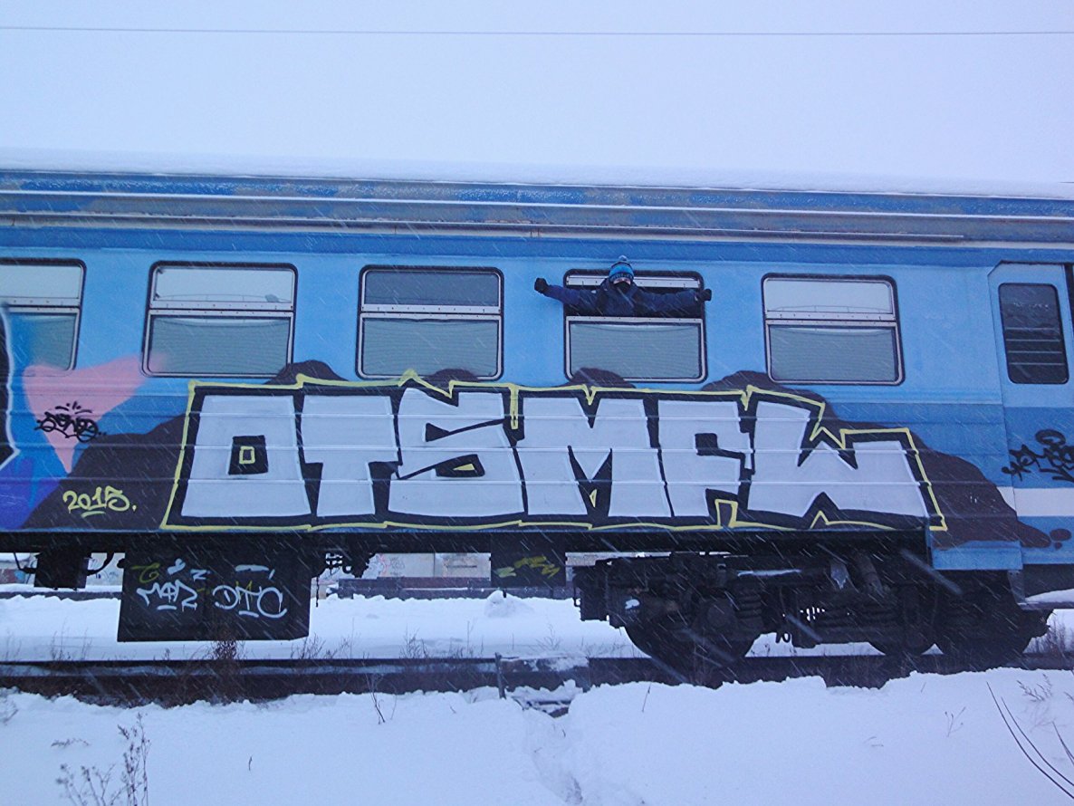 Graffiti Train - Photo by Amer_MFLS (2015)