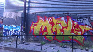 Graffiti Bombing - Photo by Amer_MFLS - amer, mfl