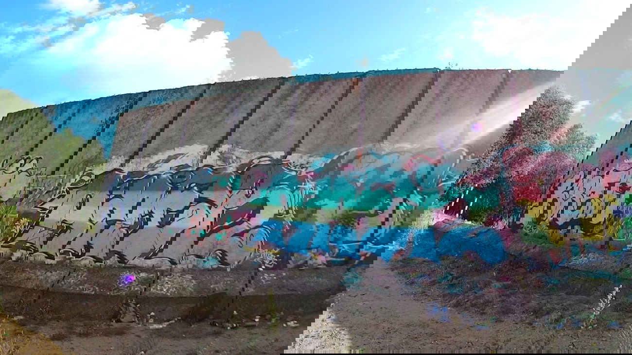 Graffiti Wall - Photo by Amer_MFLS - amer, mfl