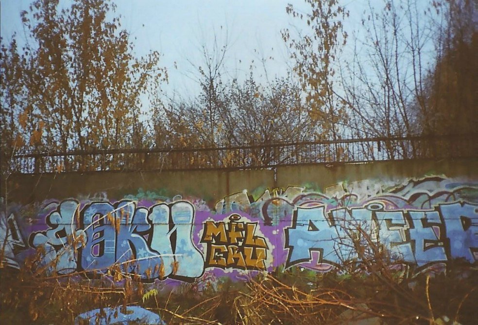 Graffiti Wall - Photo by Amer_MFLS - mfl, crew (2014)