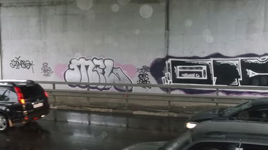 Graffiti Bombing - Photo by Amer_MFLS (2015)