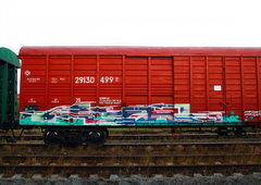 Graffiti Train in Moscow - Photo by Amesymmetry - Ames (2013)
