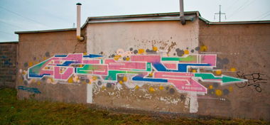 Graffiti Wall in Moscow - Photo by Amesymmetry - Ames (2013)